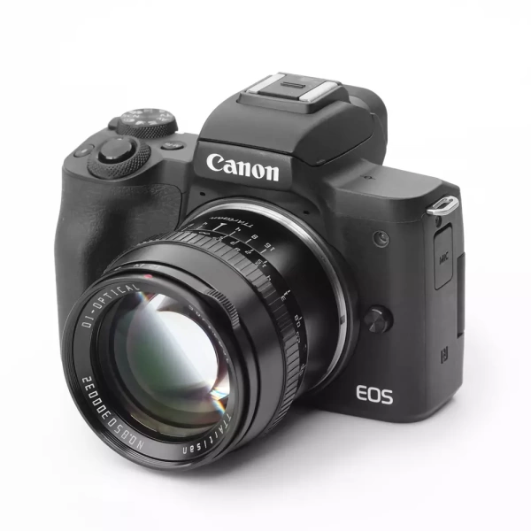 Объектив TTartisan 50 мм F1.2 для Canon EOS M (APS-C)