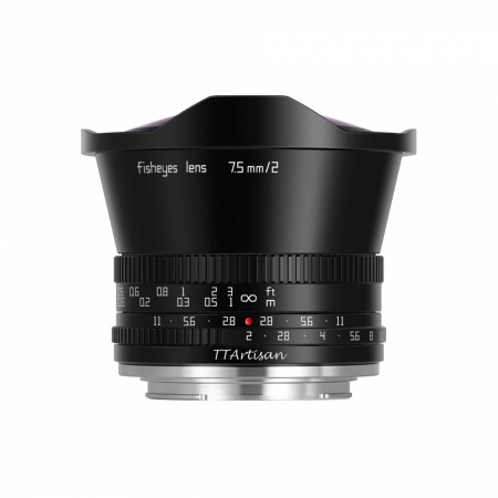 Объектив TTartisan 7.5 мм F2.0 для Canon EOS M (APS-C)