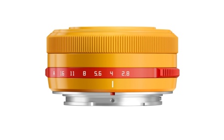 Объектив TTartisan AF 27 мм F2.8 APS-C для Fujifilm X Limited Edition оранжевый
